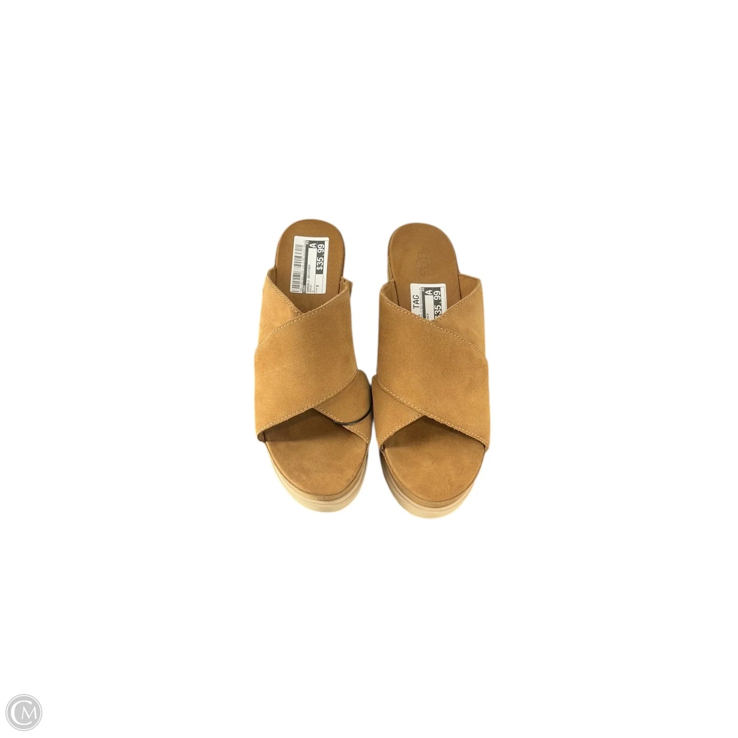 Sandals Designer By Ugg In Brown, Size: 9
