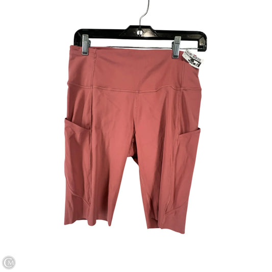 Athletic Shorts By Lululemon In Pink, Size: 10