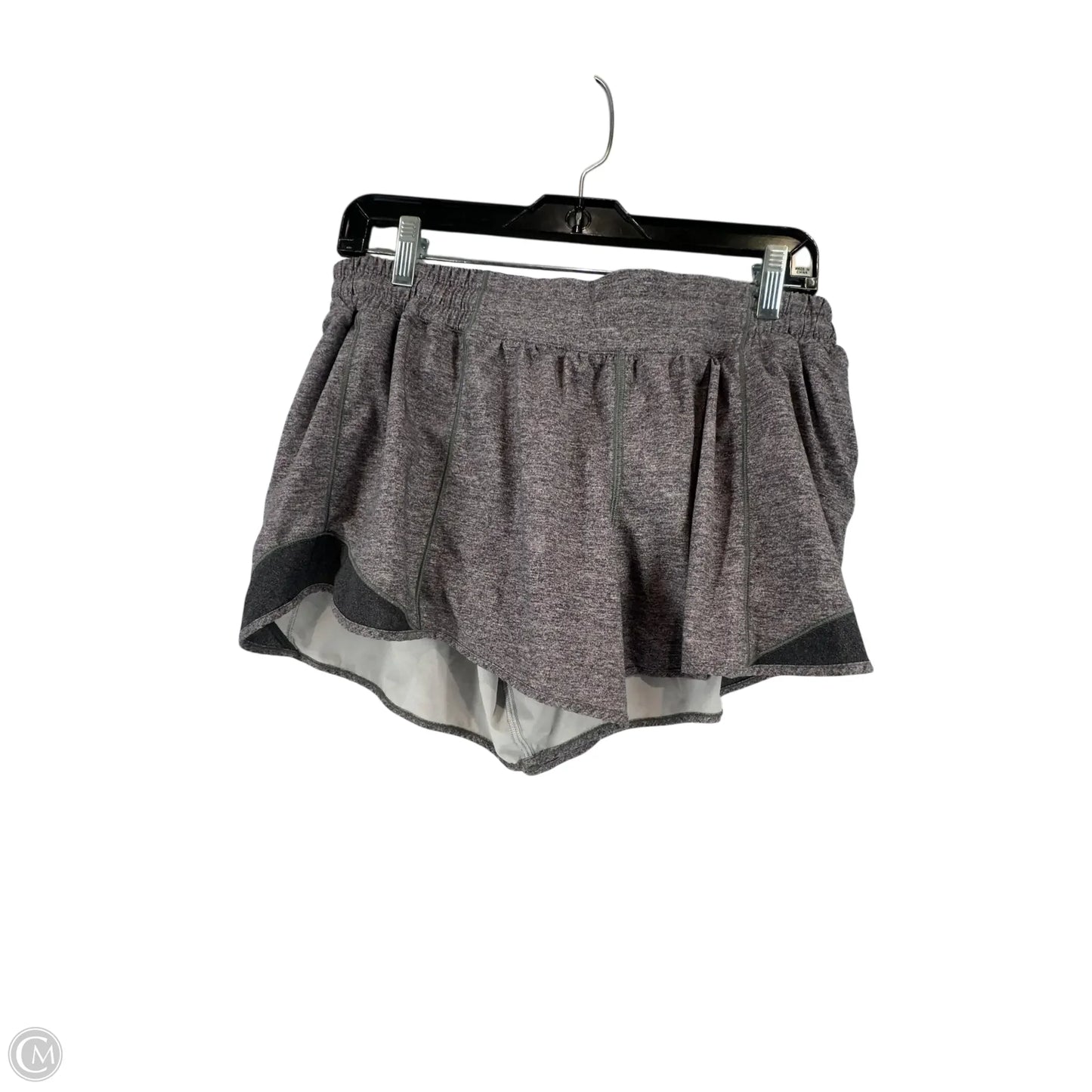 Athletic Shorts By Lululemon In Grey, Size: 12