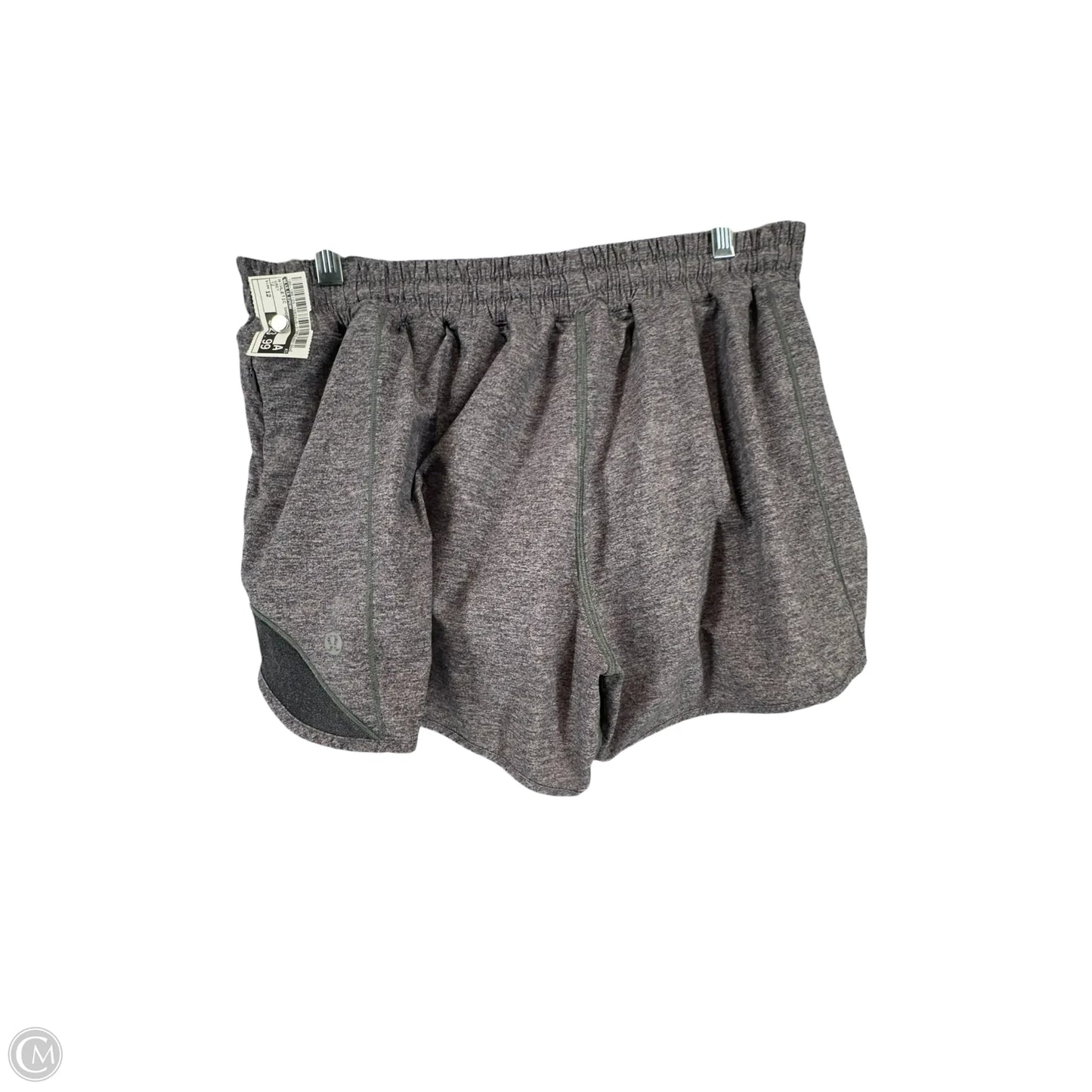 Athletic Shorts By Lululemon In Grey, Size: 12