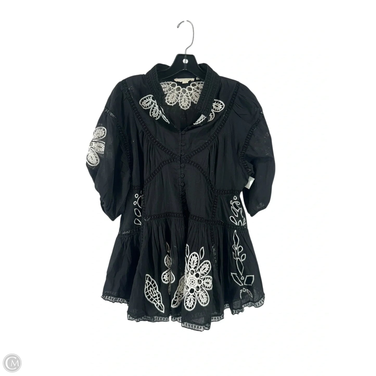 Top Short Sleeve By Forever That Girl In Black, Size: M