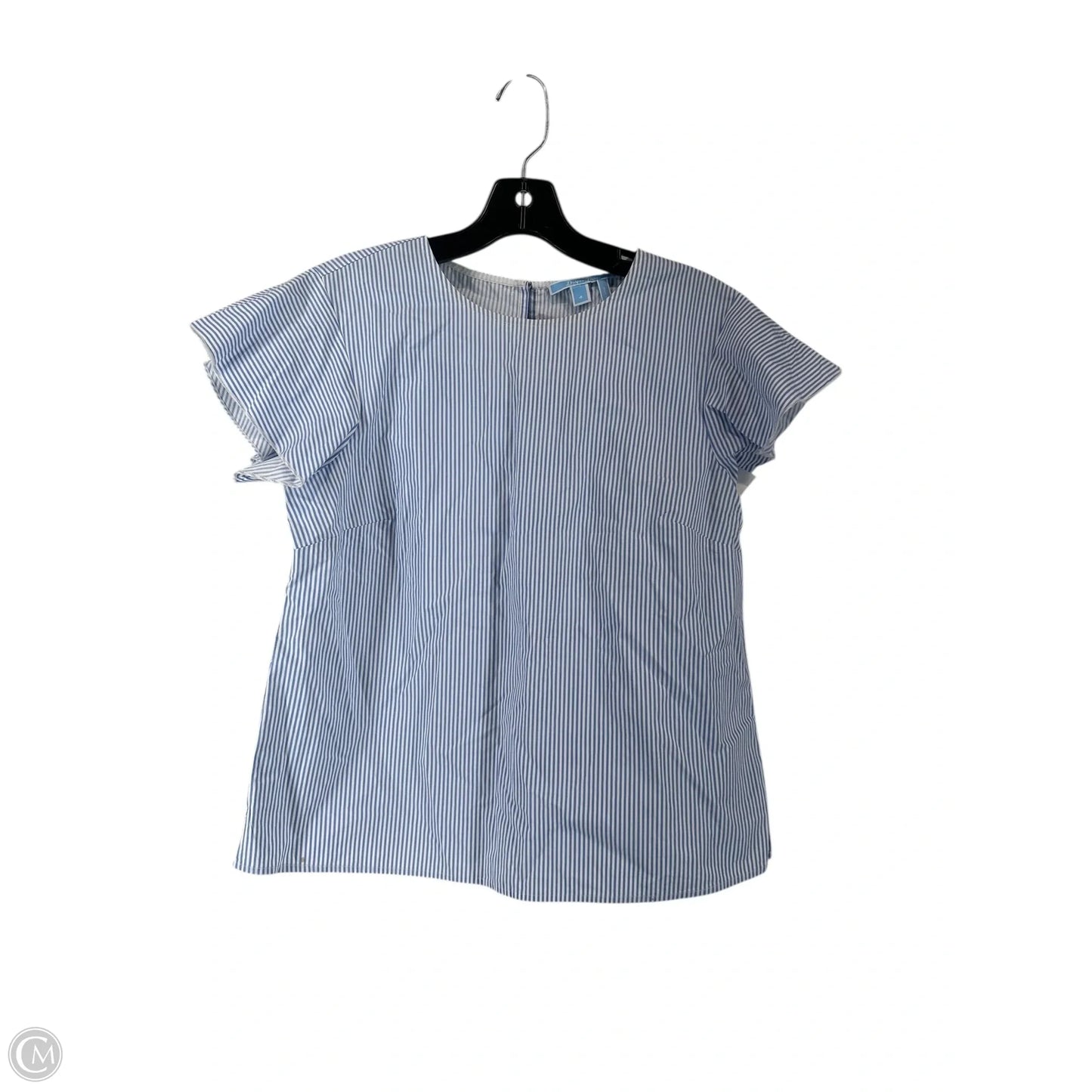 Top Short Sleeve By Draper James In Striped Pattern, Size: S