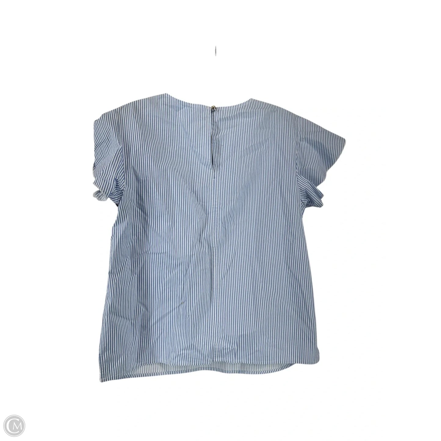 Top Short Sleeve By Draper James In Striped Pattern, Size: S