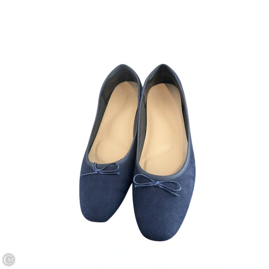 Shoes Flats By Clothes Mentor In Navy, Size: 10