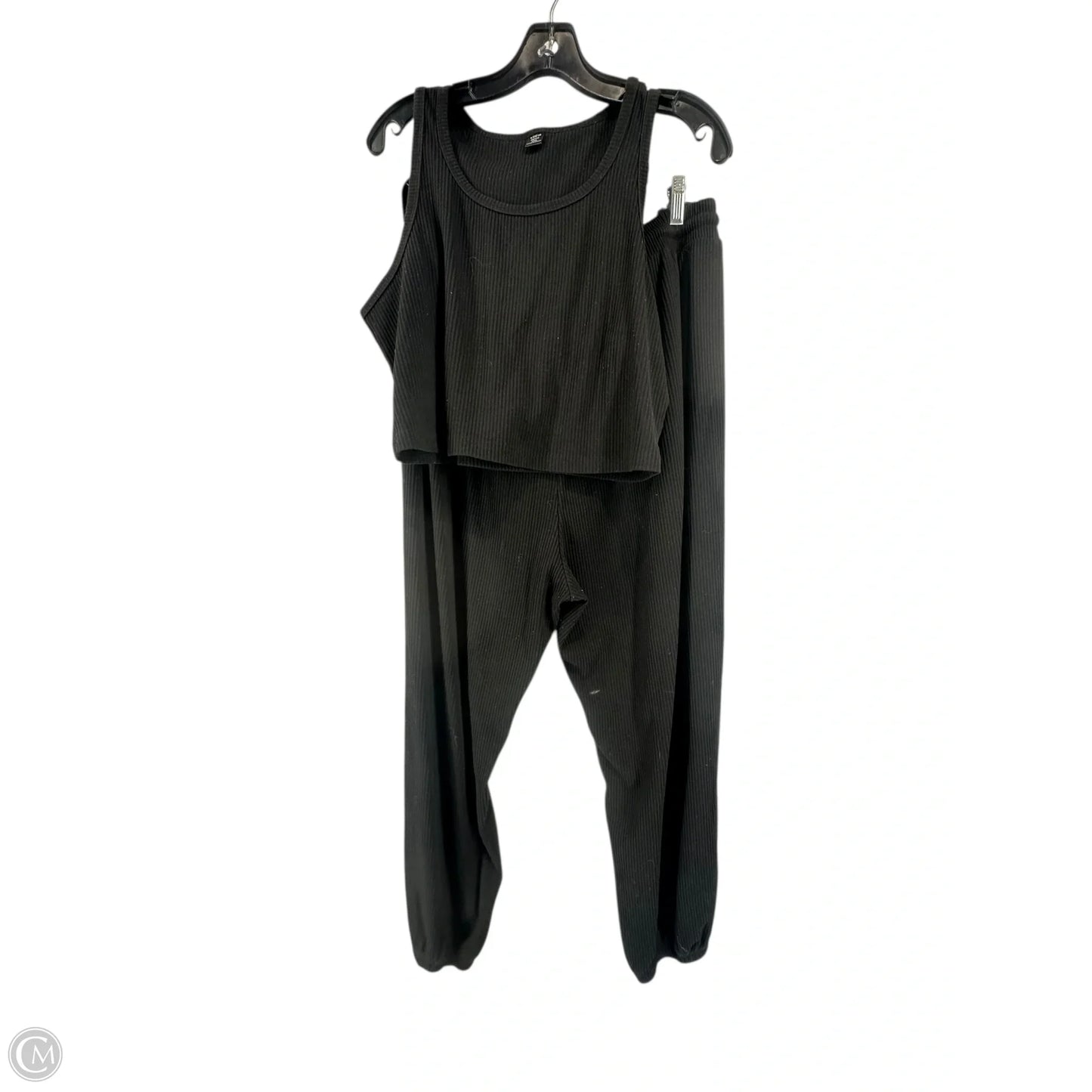 Pants Set 2pc By Shein In Black, Size: 2x