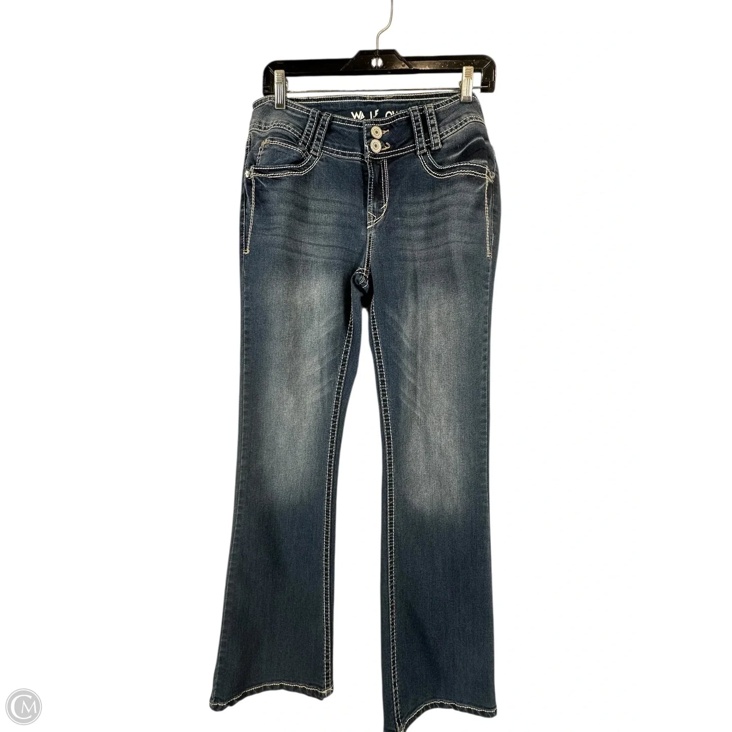 Jeans Boot Cut By Wallflower In Blue Denim, Size: 10