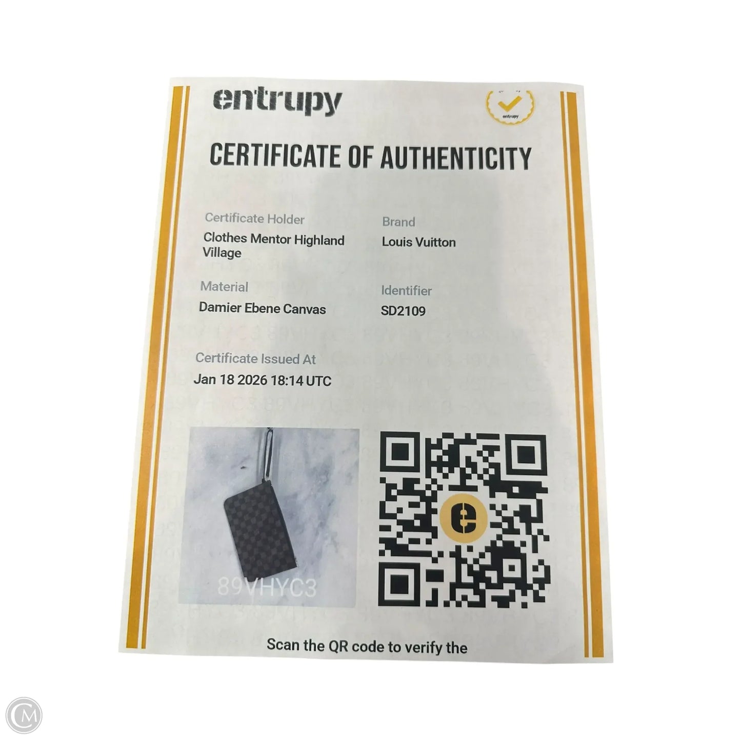 Wristlet Luxury Designer By Louis Vuitton, Size: Medium