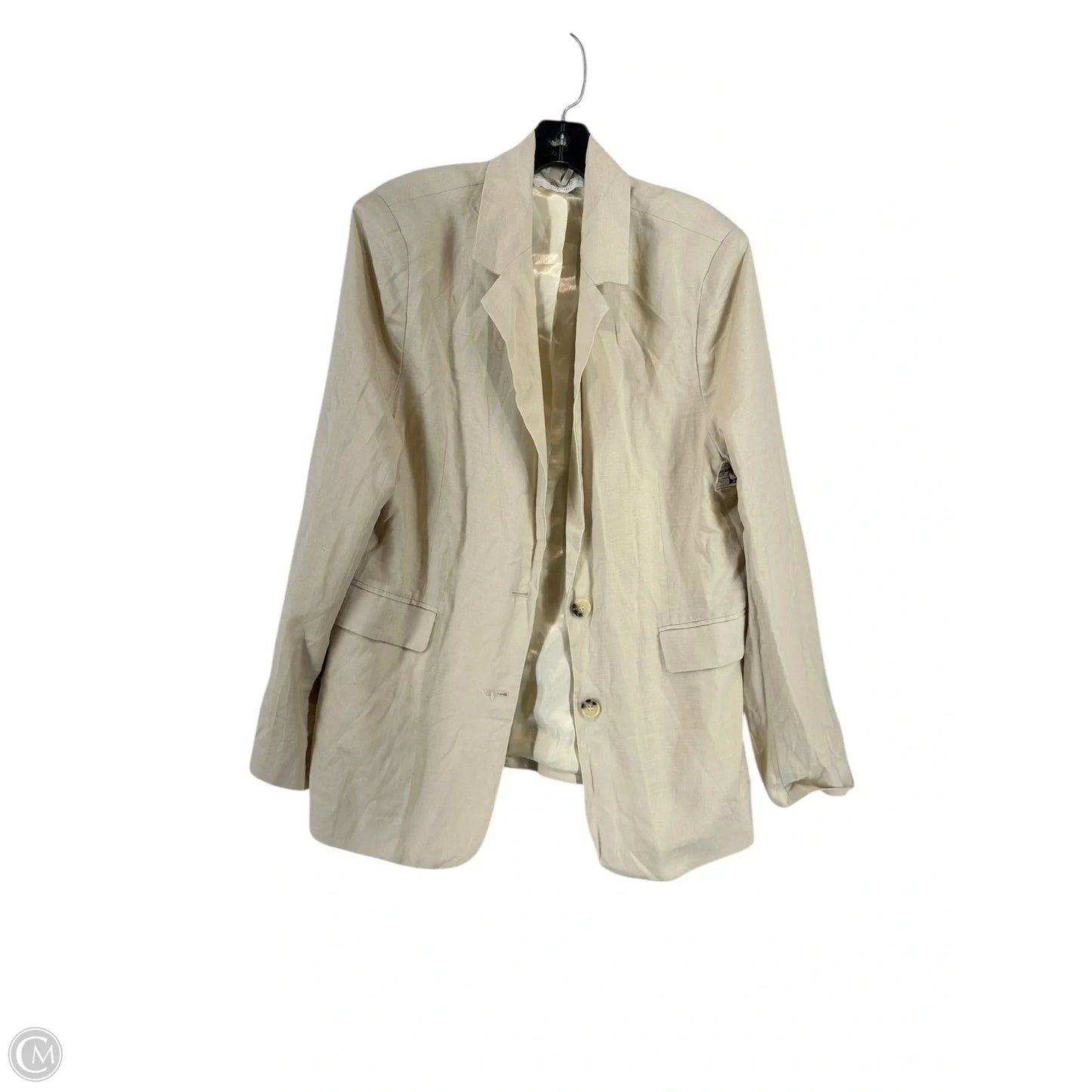 Blazer By Astr The Label In Cream, Size: L