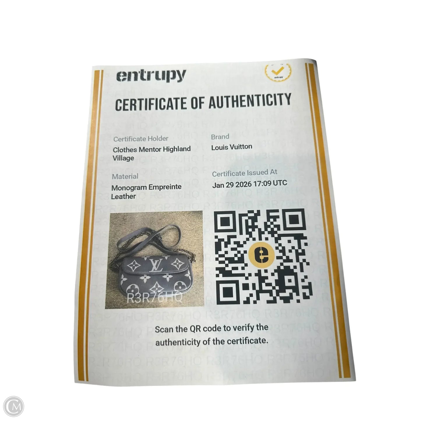 Crossbody Luxury Designer By Louis Vuitton, Size: Small