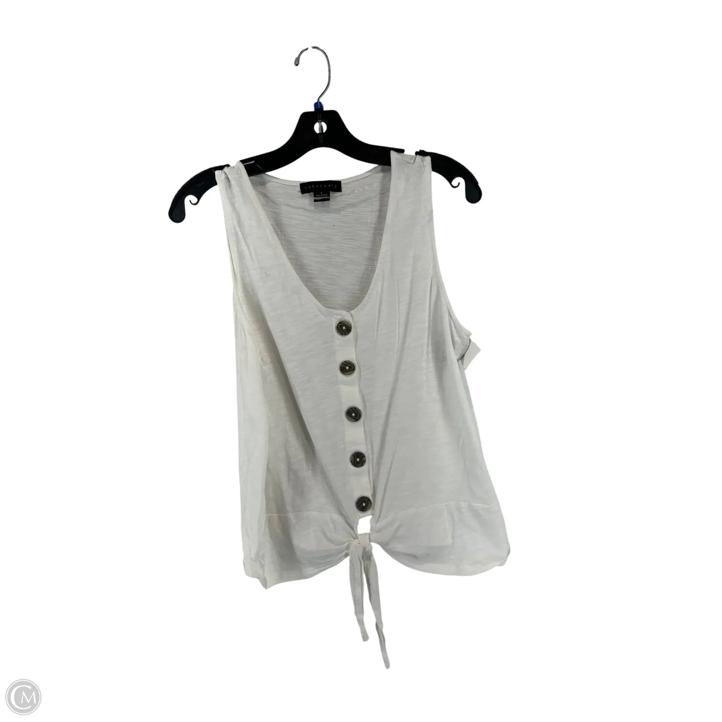 Top Sleeveless By Sanctuary In Cream, Size: L