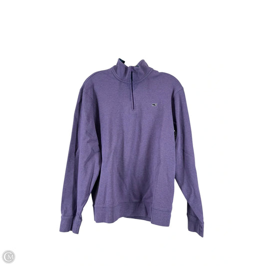 Sweatshirt Collar By Vineyard Vines In Purple, Size: M