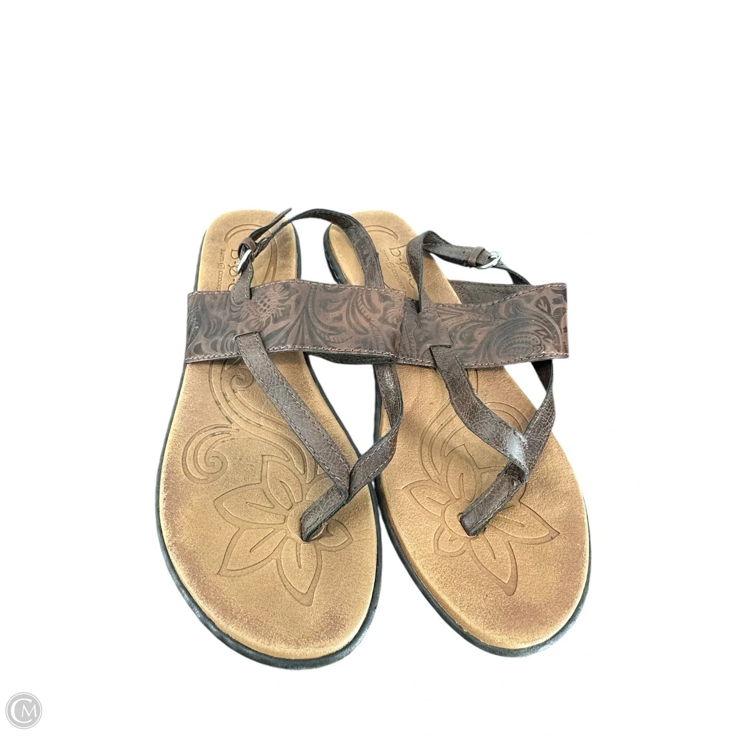 Sandals Flats By Born In Brown, Size: 10