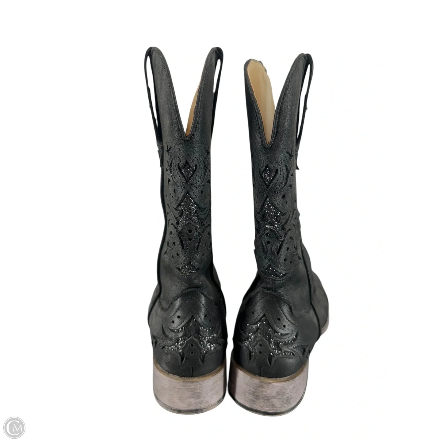 Boots Western By Roper In Black, Size: 7.5