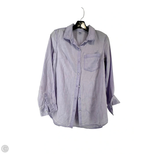 Top Long Sleeve By Old Navy In Purple, Size: S