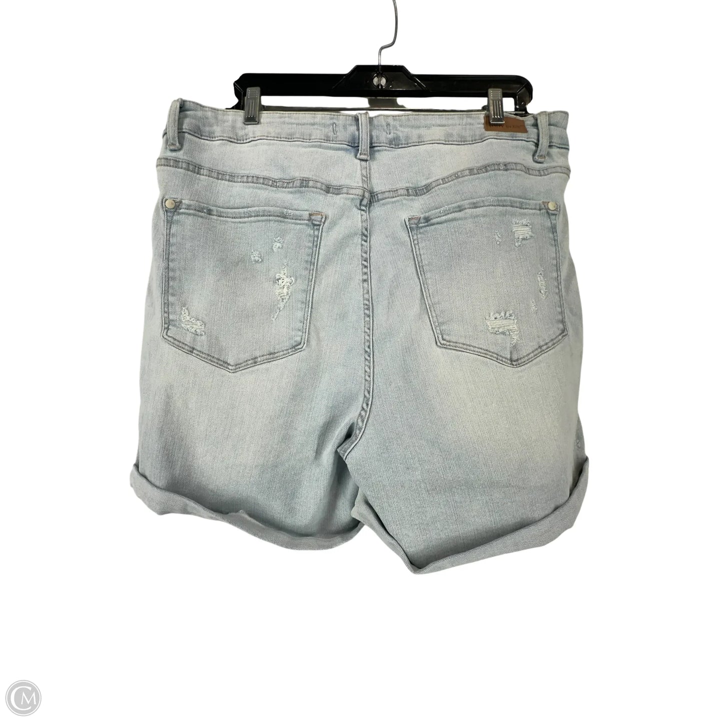 Shorts By Judy Blue In Blue Denim, Size: 2x
