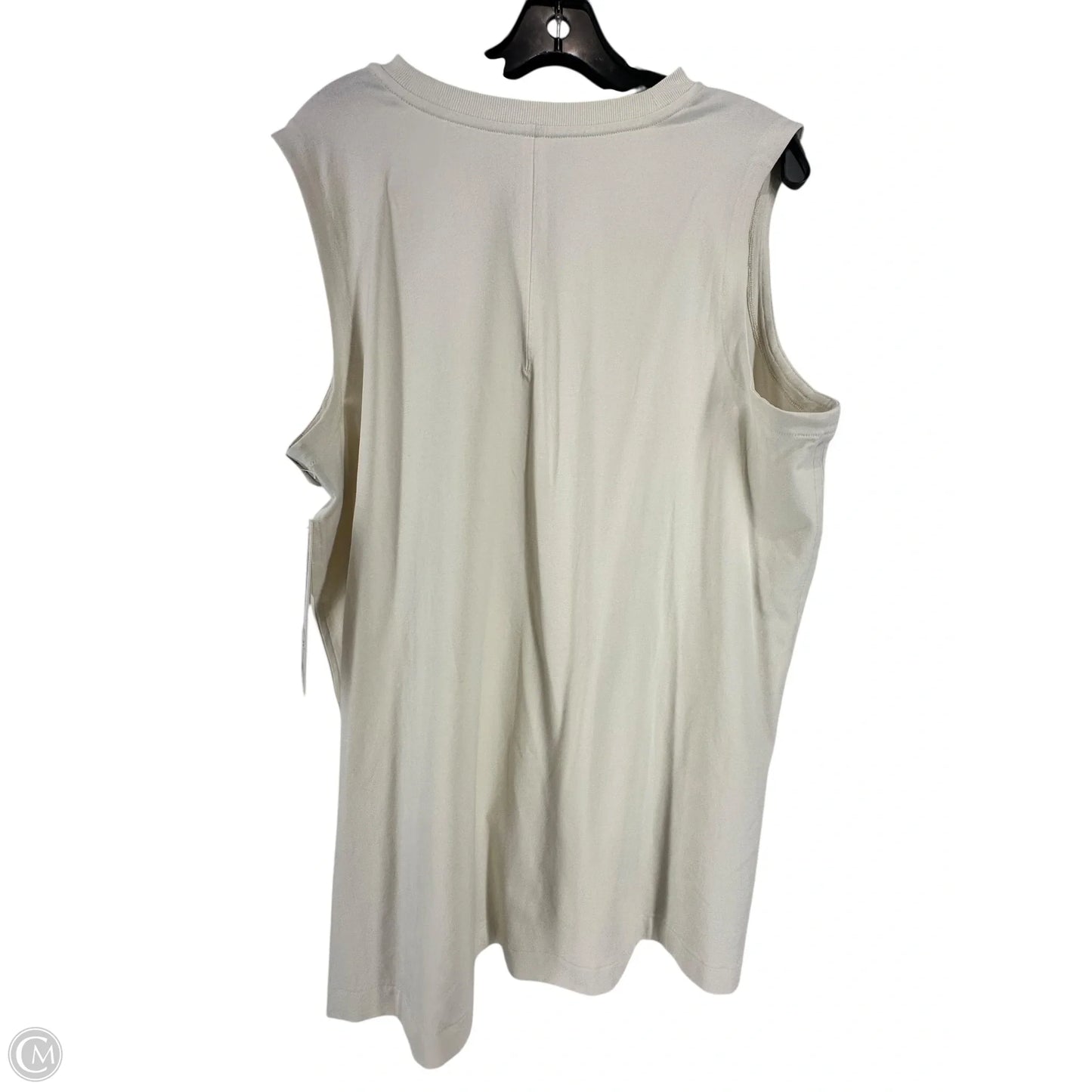 Athletic Tank Top By Lululemon In Cream, Size: Xl