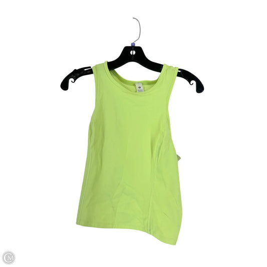 Athletic Tank Top By Lululemon In Yellow, Size: 8