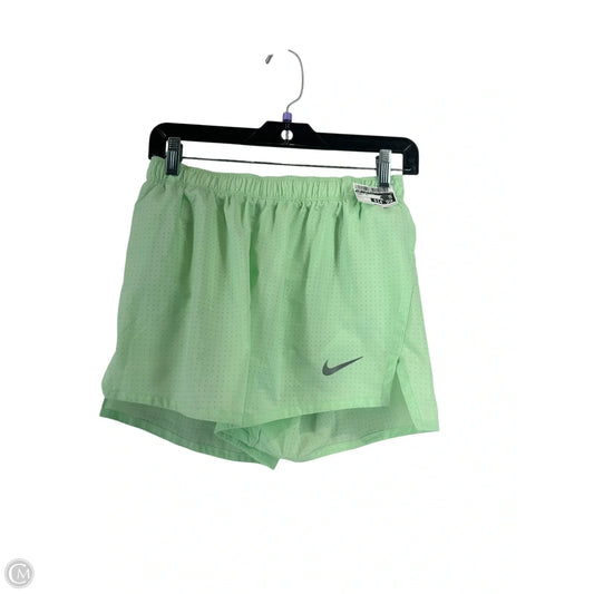 Athletic Shorts By Nike Apparel In Green, Size: M