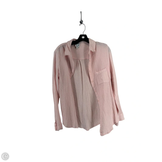 Top Long Sleeve By Blue Rain In Pink, Size: M