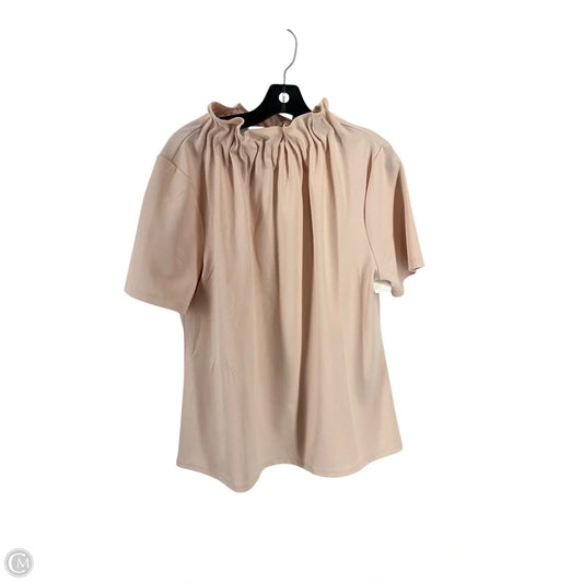 Top Short Sleeve By Ann Taylor In Pink, Size: Xl