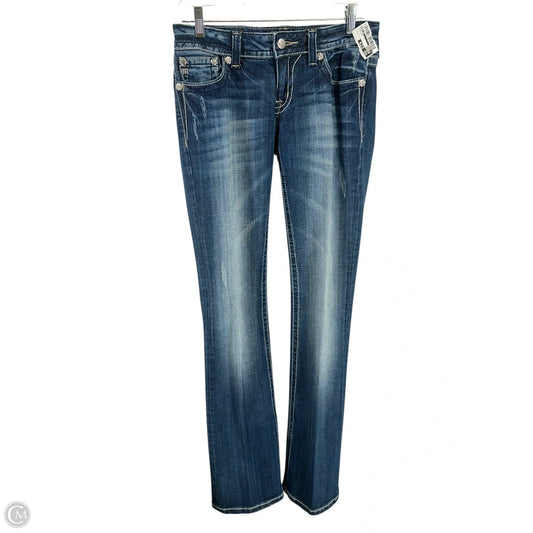 Jeans Boot Cut By Miss Me In Blue Denim, Size: 4