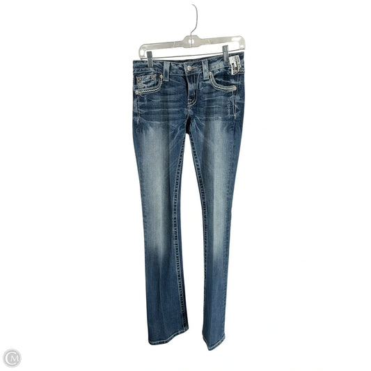 Jeans Boot Cut By Miss Me In Blue Denim, Size: 4