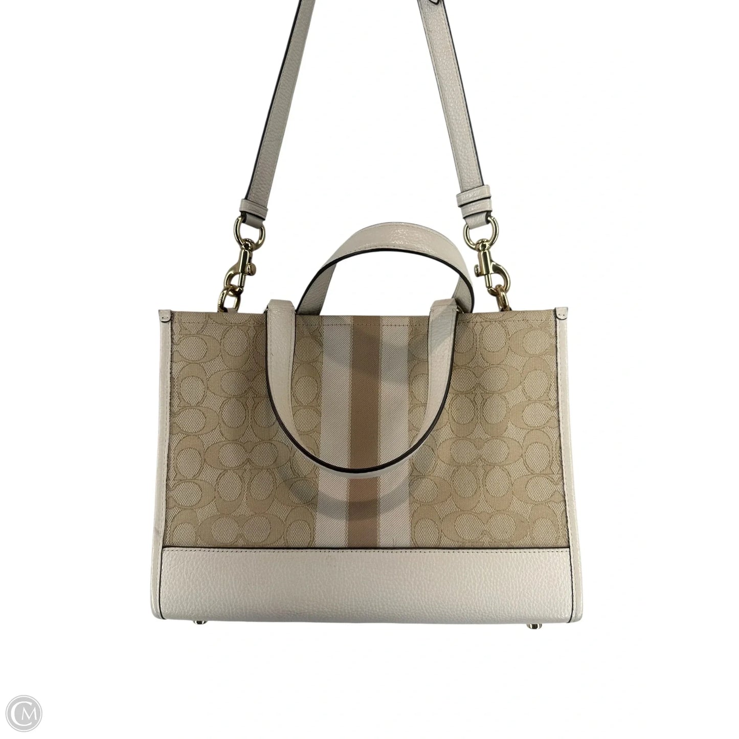 Tote Designer By Coach, Size: Medium