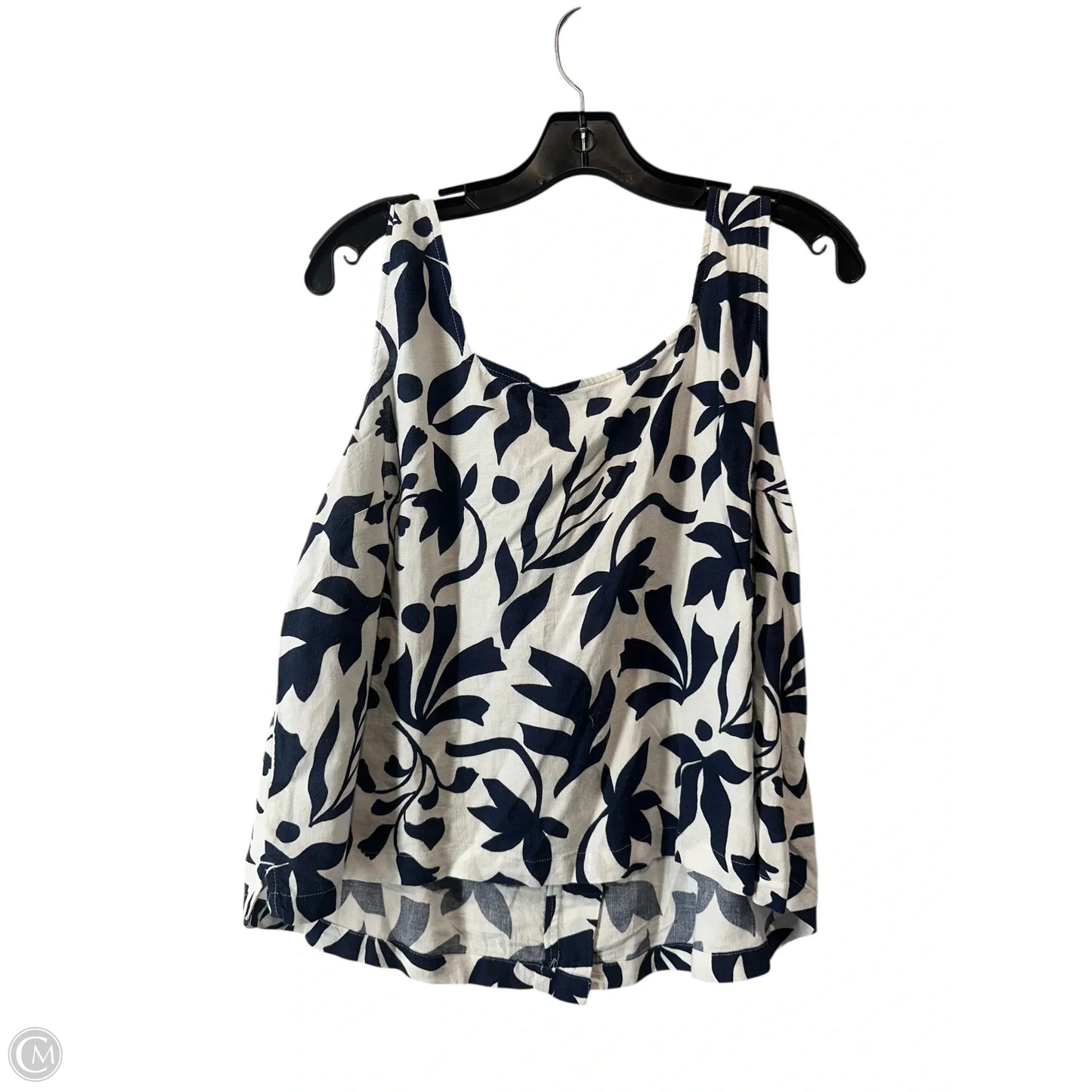 Skirt Set 2pc By Time And Tru In Blue & White, Size: L