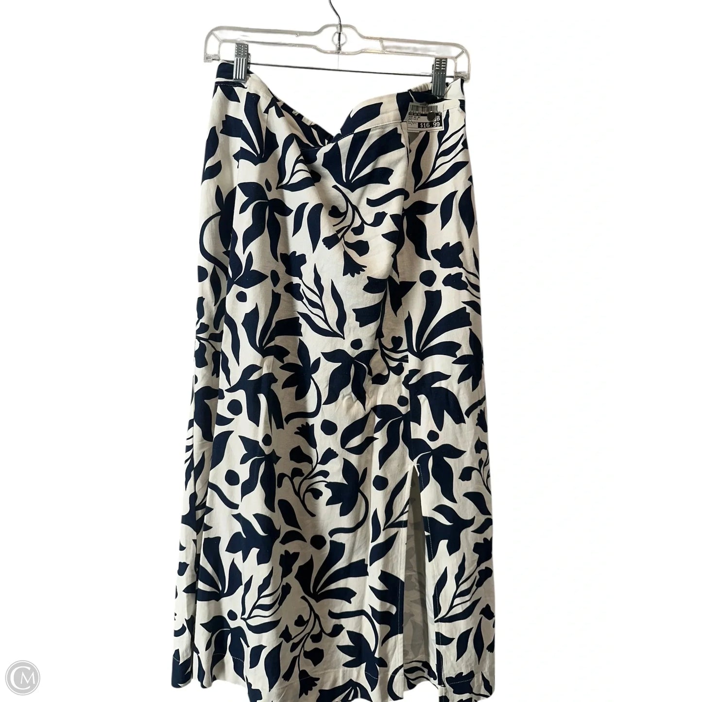 Skirt Set 2pc By Time And Tru In Blue & White, Size: L