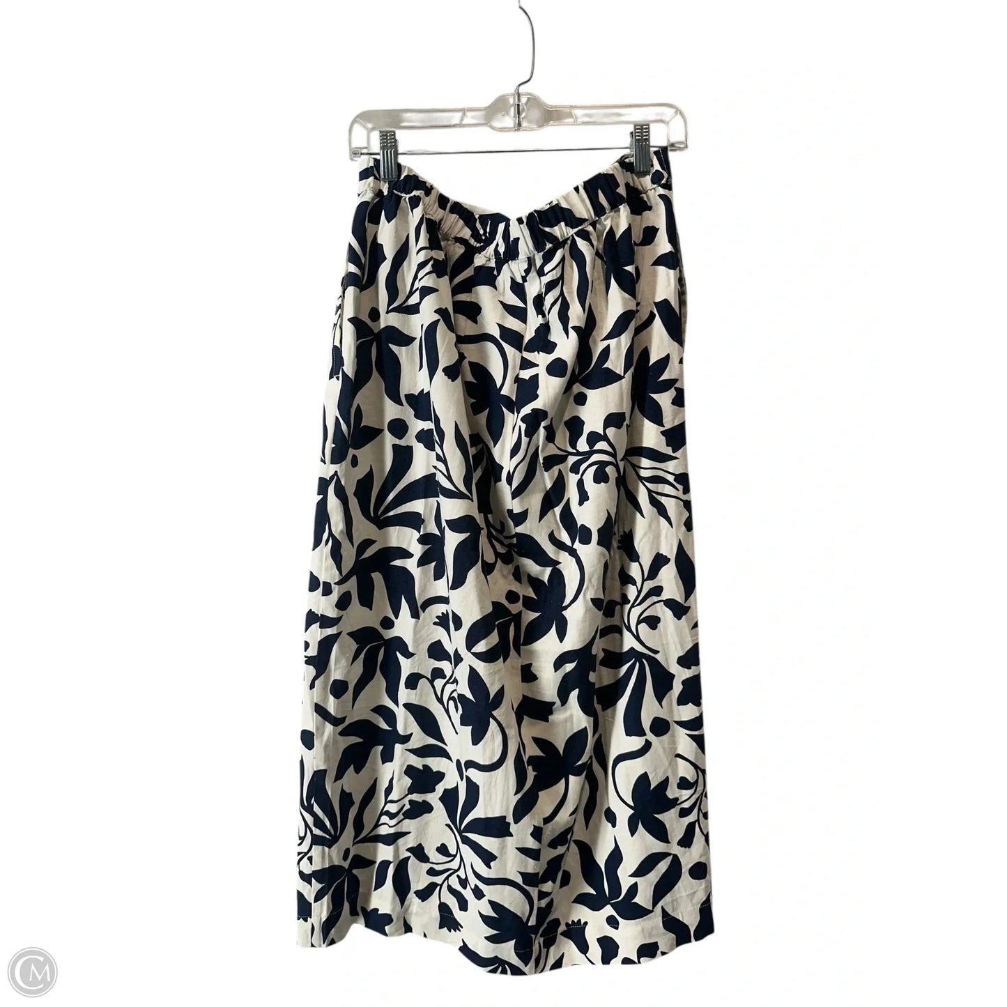 Skirt Set 2pc By Time And Tru In Blue & White, Size: L
