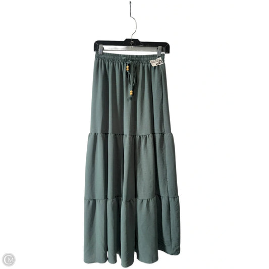 Skirt Maxi By Clothes Mentor In Green, Size: M