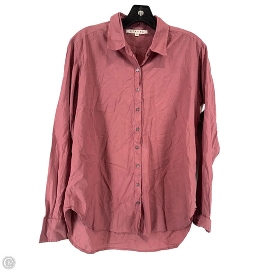 Top Long Sleeve By Cma In Pink, Size: Xs