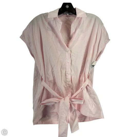 Top Short Sleeve By Cma In Pink, Size: Xs