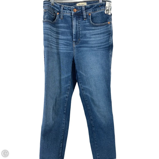Jeans Straight By Madewell In Blue Denim, Size: 8
