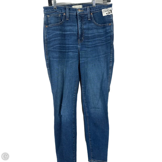 Jeans Skinny By Madewell In Blue Denim, Size: 8