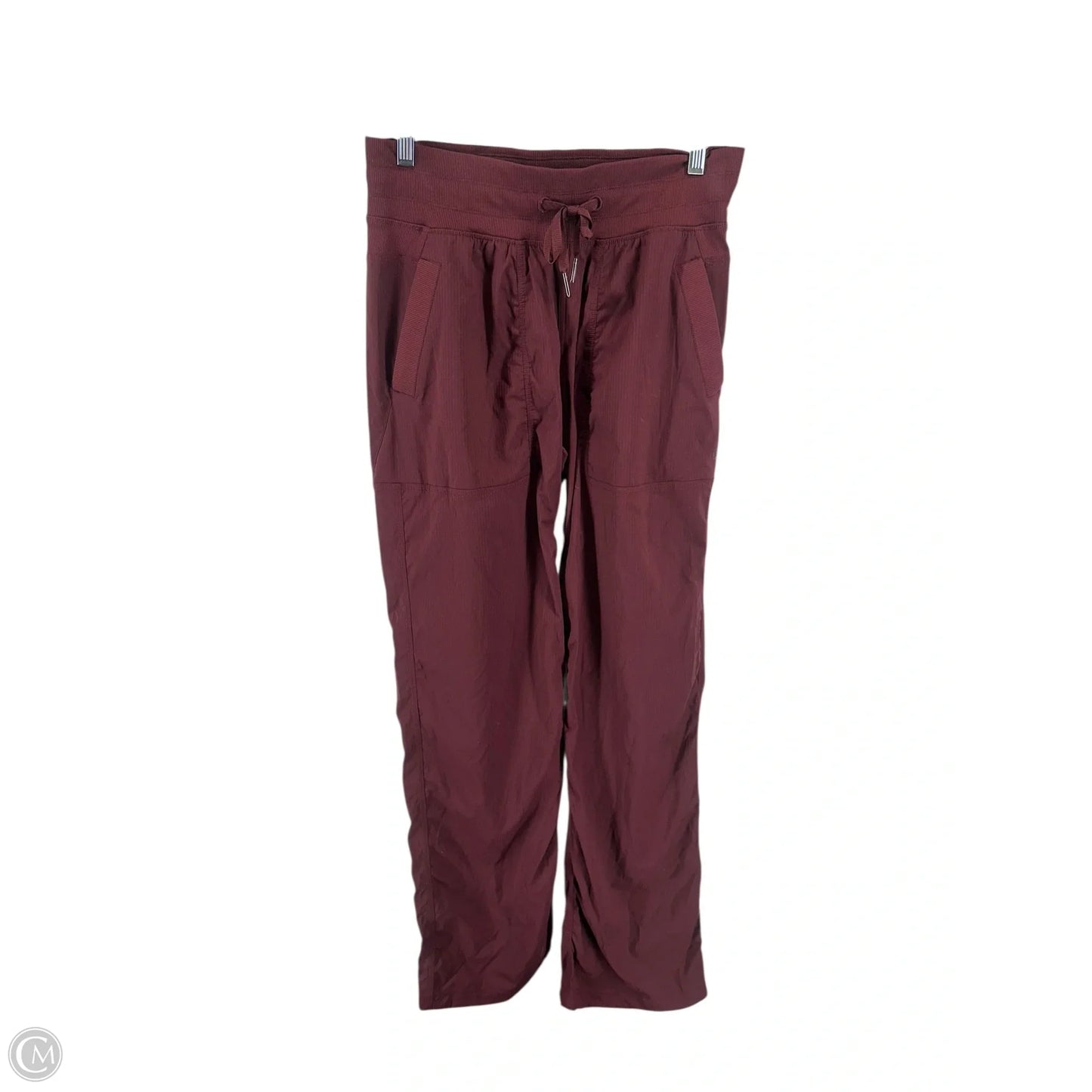 Athletic Pants By Lululemon In Maroon, Size: 8