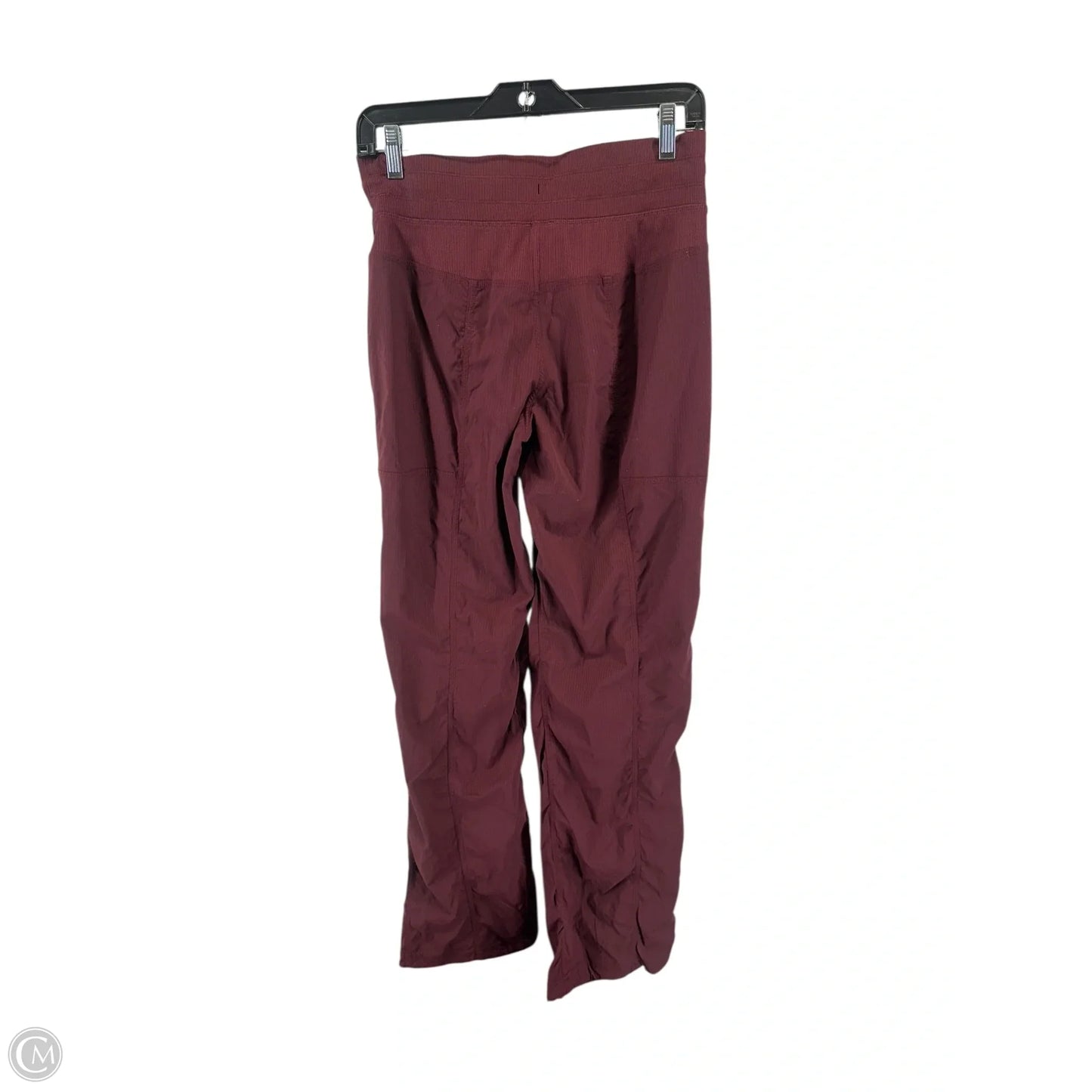 Athletic Pants By Lululemon In Maroon, Size: 8