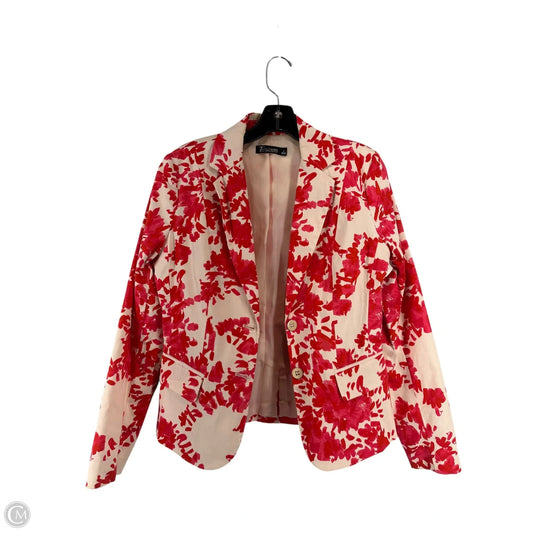 Blazer By New York And Co In Pink & Red, Size: 8