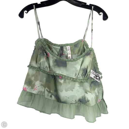 Top Sleeveless By Anthropologie In Green, Size: S