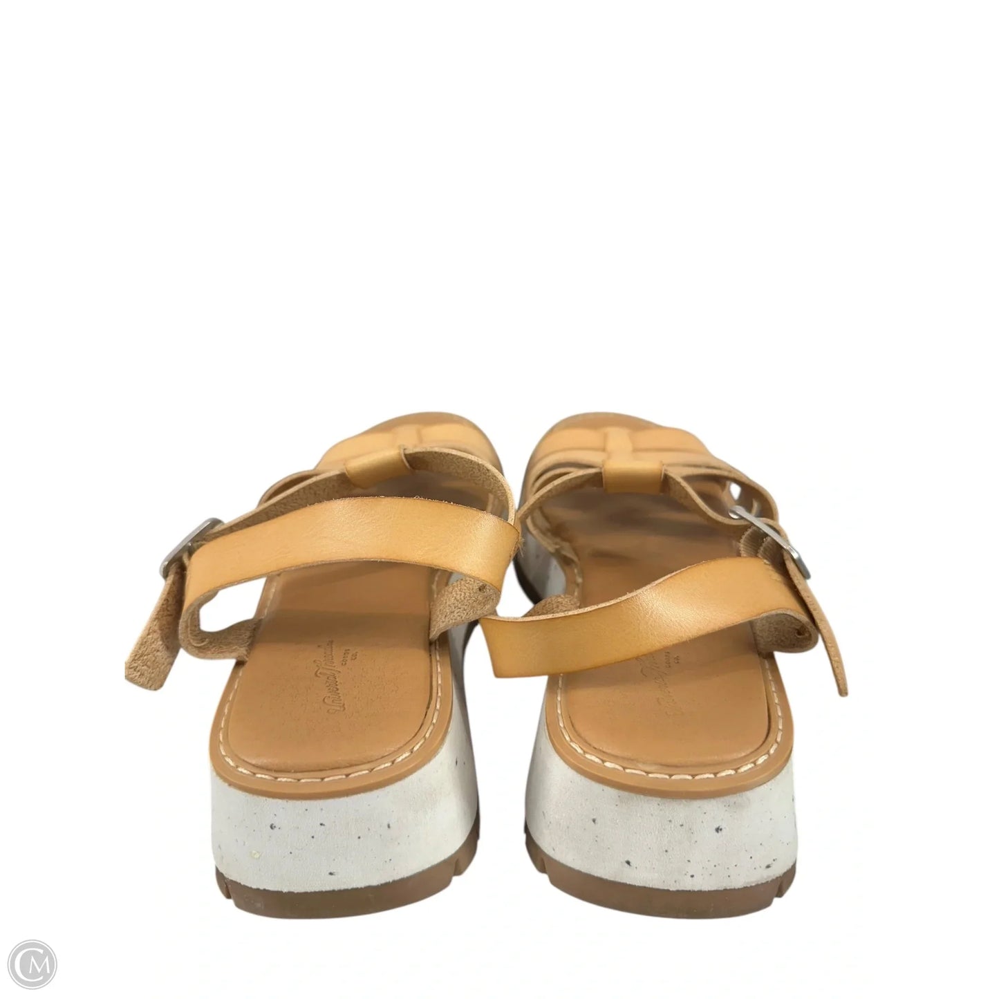 Sandals Flats By Universal Thread In Bronze, Size: 9.5