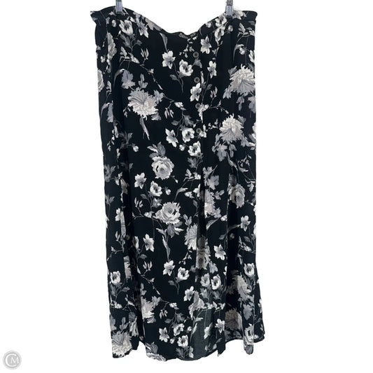 Skirt Maxi By Wild Fable In Black & White, Size: Xl