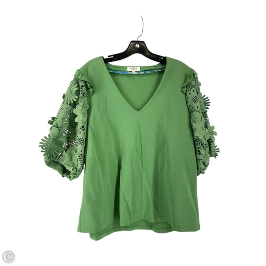 Top Short Sleeve By Umgee In Green, Size: L