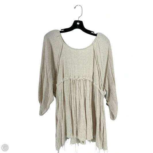 Dress Casual Short By Umgee In Cream, Size: L