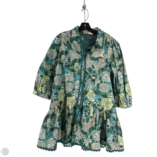 Dress Casual Short By Entro In Floral Print, Size: L