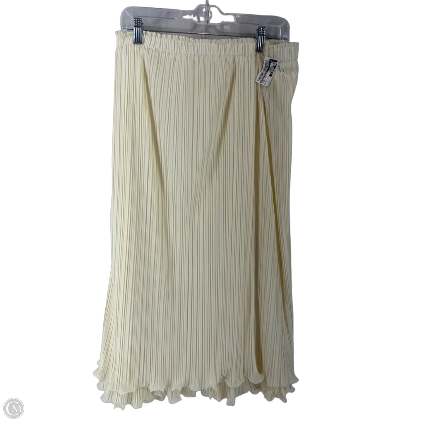 Skirt Maxi By Anthropologie In Cream, Size: L