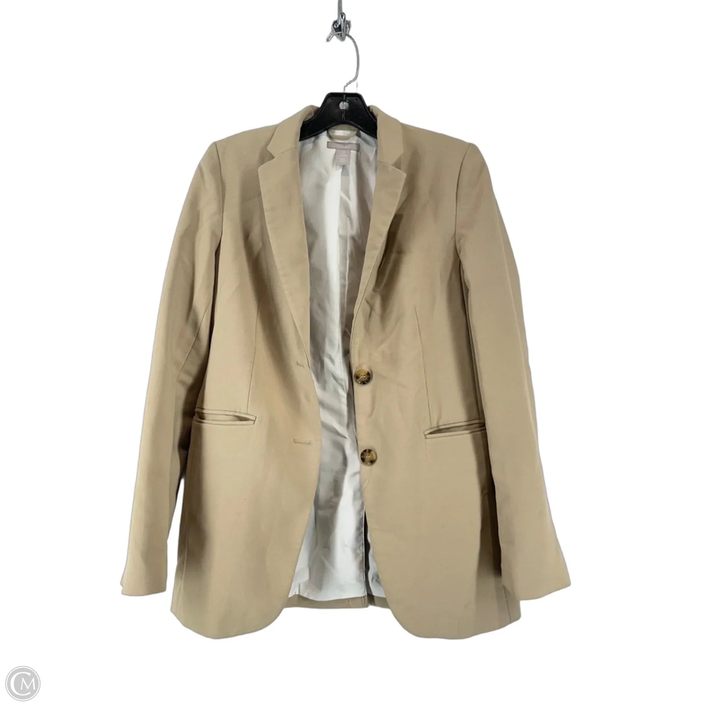 Blazer By H&m In Tan, Size: Xs
