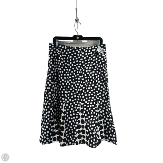Skirt Midi By Cato In Polkadot Pattern, Size: 10