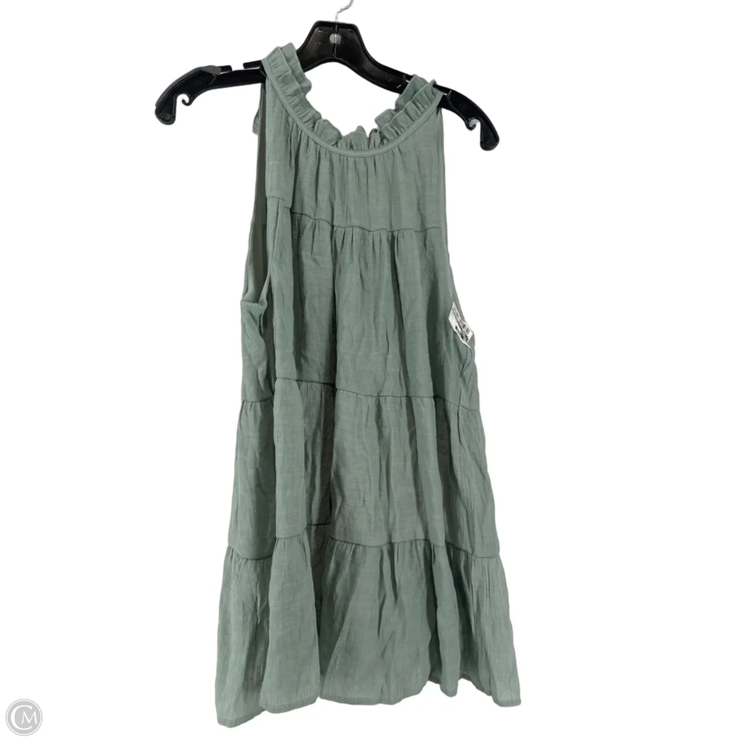 Dress Casual Short By Indigo Soul In Green, Size: L
