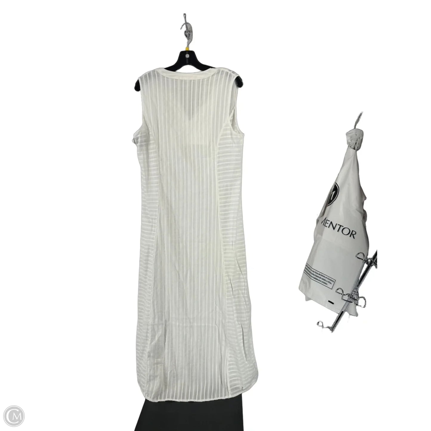 Dress Casual Maxi By Chicos In White, Size: 12