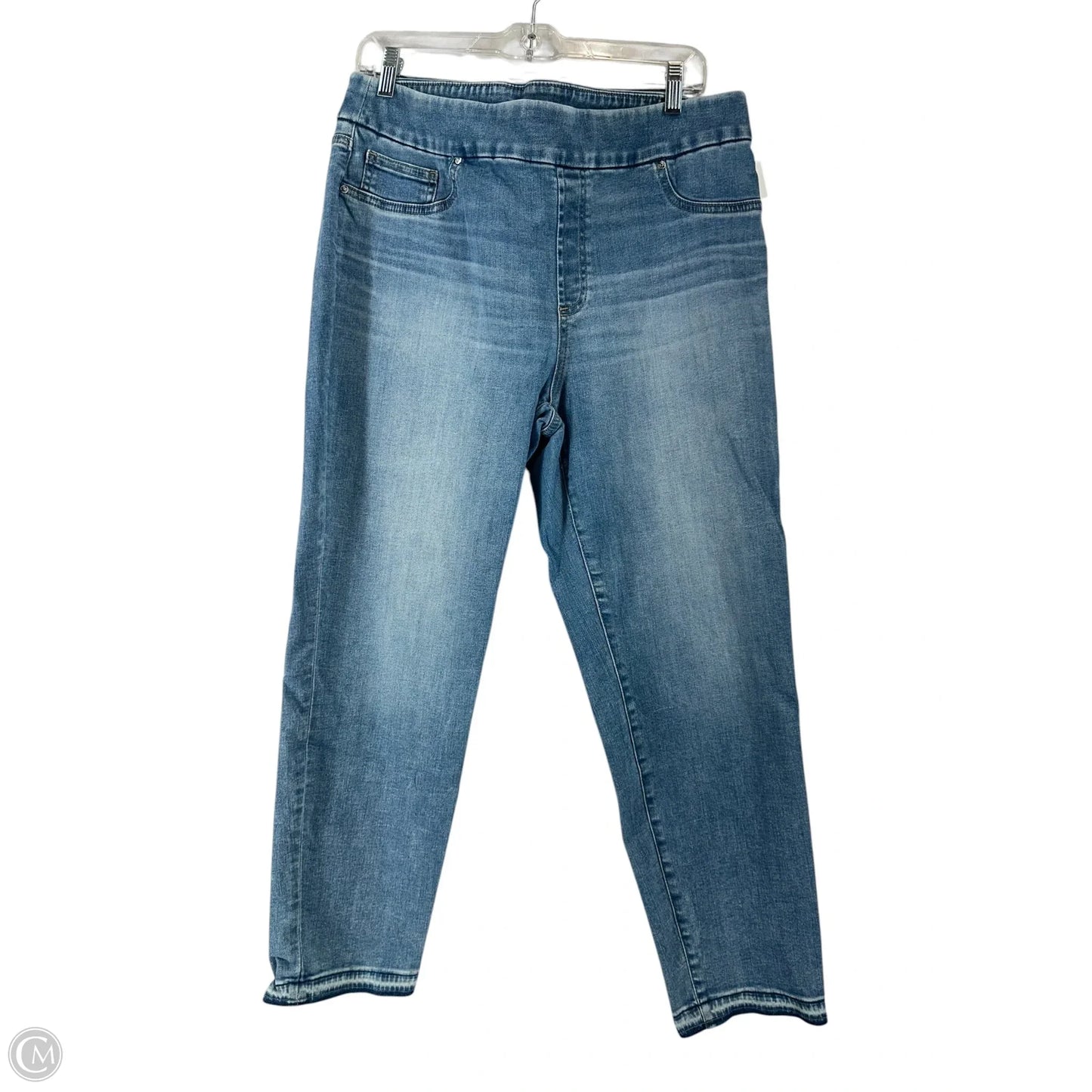 Jeans Jeggings By Chicos In Blue Denim, Size: 12